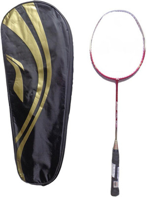 

Li-Ning GFORCE LITE 3200 Maroon Unstrung Badminton Racquet(G4 - 3.25 Inches, 78 g)