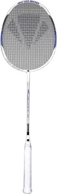 Carlton Airblade 37 White, Blue, Black Strung Badminton Racquet(G4 - 3.25 Inches, 87 g), Black;blue;white