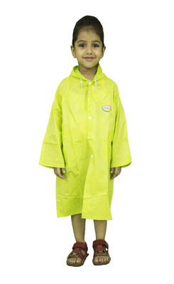 

Finery Solid Boys & Girls Raincoat, Light green