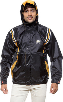 

Sports 52 Wear Sw1295 Solid Men's Raincoat, Black