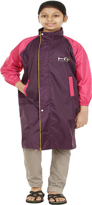 

Finery Solid Boys & Girls Raincoat, Purple_pink