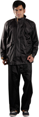 

Versalis Solid Men's Raincoat, Black