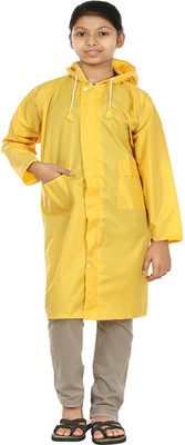 

Finery Solid Girls Raincoat, Yellow