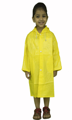 

Finery Solid Boys & Girls Raincoat, Yellow