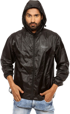 

Sports 52 Wear Solid Men's Raincoat, Black