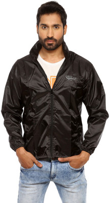 

Sports 52 Wear Solid Men's Raincoat, Dark black