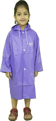 

Finery Solid Boys & Girls Raincoat, Purple