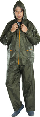 

New Era Galaxy Reverseable Impenetrable Moisture Barrier Solid Men Raincoat, Military