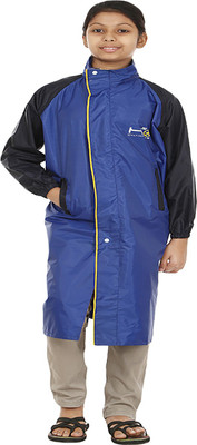 

Finery Solid Boys & Girls Raincoat, Royal_black