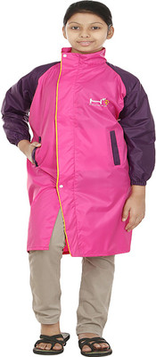 

Finery Solid Boys & Girls Raincoat, Pink_purple