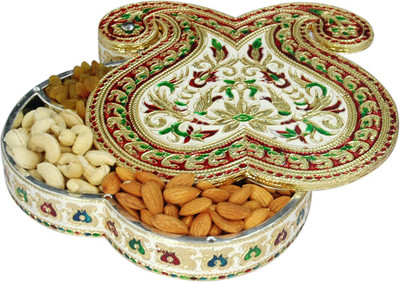

G S Museum Wooden Decorative Platter(Multicolor)