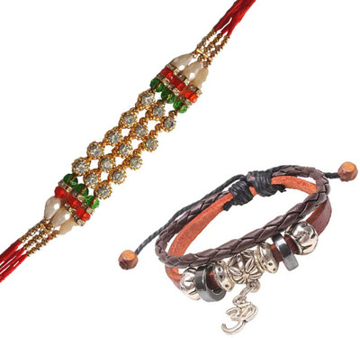 

Young & Forever Bracelet Rakhi Set(2 Rakhi)