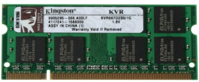 63% OFF on Kingston DDR2 1 GB Laptop DRAM (KVR667D2S5/1G) 63% OFF on Kingston DDR2 1 GB Laptop DRAM (KVR667D2S5/1G)