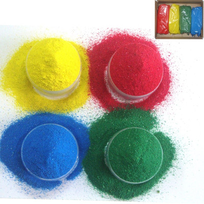 37% OFF on OM bhakti Rangoli Powder(Blue, Green, Red, Yellow)