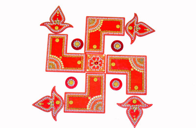 

Groovy GC84-Red Rangoli Stencil