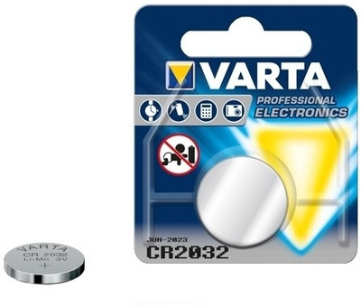 

Varta CR 2032 3V Primary Lithium Button (Packaging of 10 Blisters with 1 Cell Each)