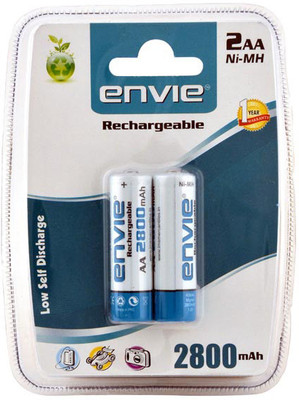 Envie 2 x AA 2800 mAh Ni-Mh Battery(Pack of 2) Envie 2 x AA 2800 mAh Ni-Mh Battery(Pack of 2)