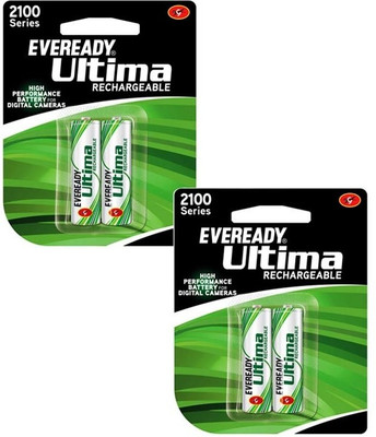 

Eveready 2100 mAh AA Battery with 4 Battery (2+2)