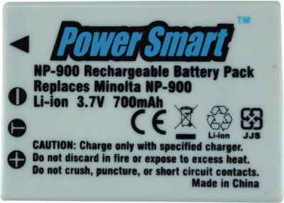

Power Smart 700mAh Replacement for Minolta NP-900 Rechargeable Li-ion Battery