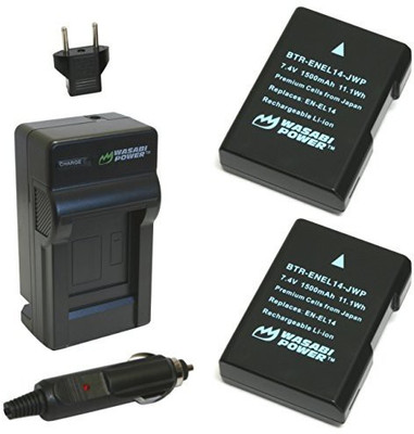 

Wasabi Power KIT-BTR-ENEL14-DEC-LCH-ENEL14-01 Rechargeable Li-ion Battery