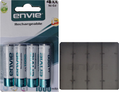 

Envie Carry Case (1pc.) + AA Size 1000 mA (4pcs.) Rechargeable Ni-Cd Battery