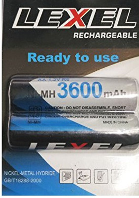 

LEXEL AA3600MAH Rechargeable Ni-MH Battery