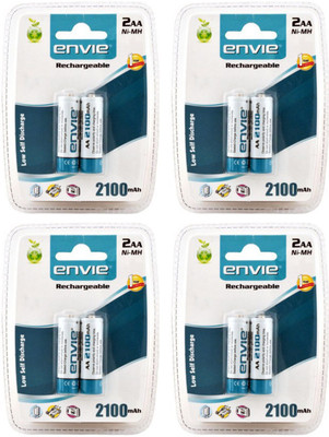

Envie 8 x AA 2100 mAh Rechargeable Ni-MH Battery