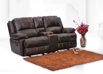

Durian Leather Manual Recliners(Finish Color - Brown)
