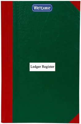 

WRITEAWAY LEDGER RED HALF CONVAS PVC BINDING REGISTER SIZE(PAGES-177)NO-3 BSC10705 1-Part Register(1 Sets)