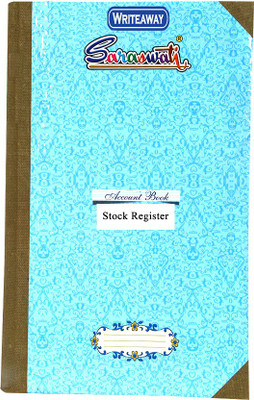 

WRITEAWAY STOCK REGISTER HARD BINDING REGISTER SIZE (PAGES-171)NO-3 BSC10551 1-Part Register(1 Sets)
