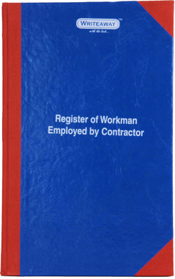 

Writeaway Bsc00634 REG-34 1-Part Register Of Workman Employed By Contractor(1 Sets, Workman Employed By Contractor)