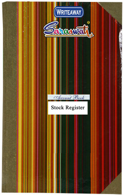 

WRITEAWAY STOCK REGISTER HARD BINDING REGISTER SIZE (PAGES-540)NO-8 BSC10720 1-Part Register(1 Sets)