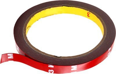 3M Double Side Or Sided Adhesive For Super Stronger Bonding 12 mm x 4 m Red Reflective Tape(Pack of 1)