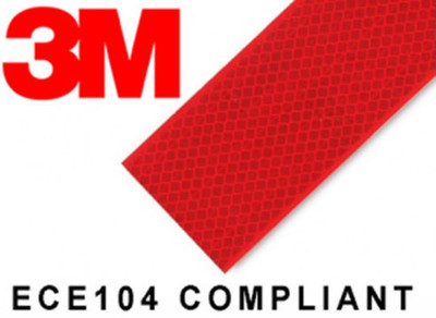 

3M AR13 50.8 mm x 3048 mm Red Reflective Tape(Pack of 1)