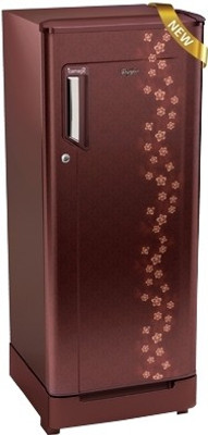 Whirlpool 190 L Direct Cool Single Door 4 Star Refrigerator with Base Drawer(Wine Adonis, 205 ICEMAGIC ROY 4S) at flipkart