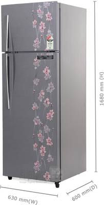 Godrej 261 L Frost Free Double Door Refrigerator (RT EON 261 P 3.4, Silver Meadow) 
