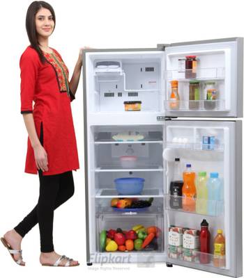 LG 255 L Frost Free Double Door Refrigerator (GL-B282SGSM, Graphite Steel) 