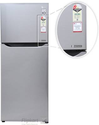 LG 255 L Frost Free Double Door Refrigerator (GL-B282SGSM, Graphite Steel) 
