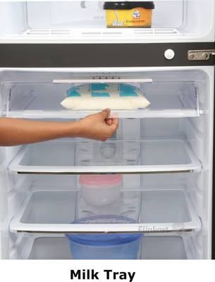 Godrej 343 L Frost Free Double Door Refrigerator (RT EON 343 SG 2.4, Ebony) 
