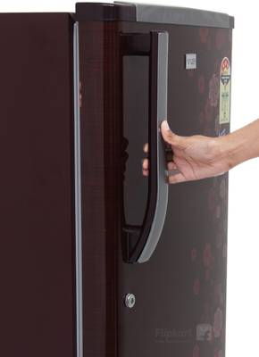 GEM 180 L Direct Cool Single Door Refrigerator (GRD 2004BRWC/DGWC, Burgundy Red) 