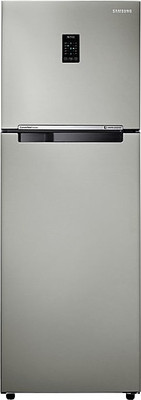 

Samsung 345 L Frost Free Double Door 4 Star Refrigerator(Platinum Inox, RT36JSRZESP)