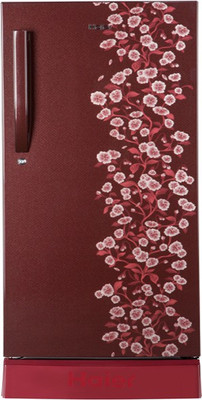 

Haier 220 L Direct Cool Single Door 4 Star Refrigerator(Red Daisy, HRD-2204PRD-R/E)