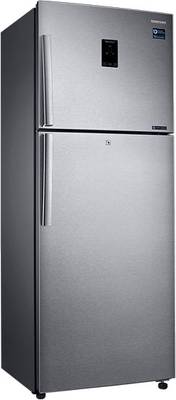 SAMSUNG 415 L Frost Free Double Door Refrigerator (RT42K5468SL, Easy Clean Steel) 