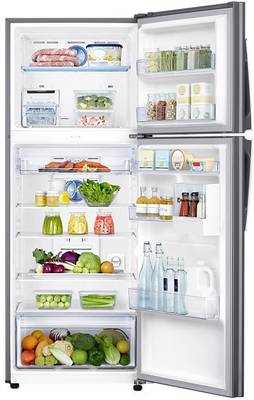 SAMSUNG 415 L Frost Free Double Door Refrigerator (RT42K5468SL, Easy Clean Steel) 