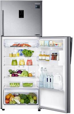 SAMSUNG 415 L Frost Free Double Door Refrigerator (RT42K5468SL, Easy Clean Steel) 