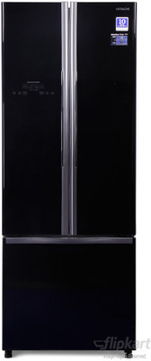 Hitachi 456 L Frost Free French Door Bottom Mount Inverter Technology Star Refrigerator(Glass Black, R-WB480PND2 GBK) Hitachi 456 L Frost Free French Door Bottom Mount Inverter Technology Star Refrigerator(Glass Black, R-WB480PND2 GBK)