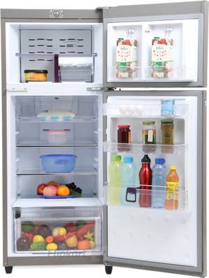 Godrej 261 L Frost Free Double Door Refrigerator (RT EON 261 P 3.4, Silver Meadow) 