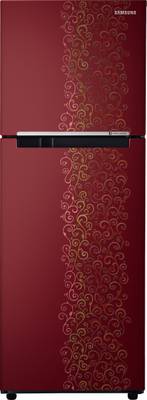 Samsung 253 L Frost Free Double Door Refrigerator (RT28K3022RJ, Royal Tendril Red) 