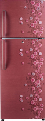 

Haier 310 L Frost Free Double Door 3 Star Refrigerator(Red Liana, HRF-3303PRL-H)