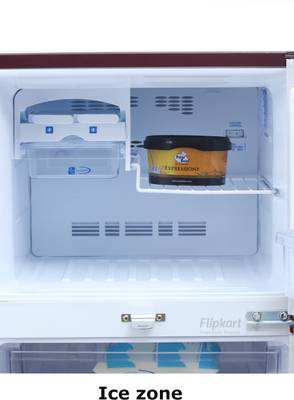 Kelvinator 235 L Frost Free Double Door Refrigerator (KA242PMX, Maroon Pixel) 